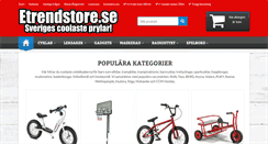 Desktop Screenshot of etrendstore.se